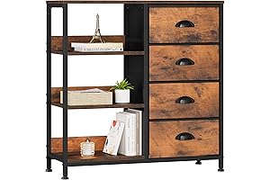 YITAHOME 4 Drawer Dresser with Side Shelf