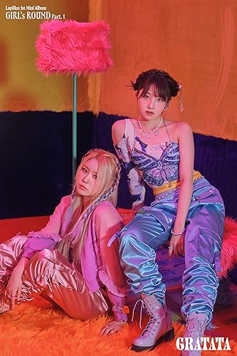 Miniatura 8 de Lapillus GIRL's Round Part.1 Plataforma Tarjetero + álbum de tarjeta fotográfica de PVC + tarjeta fotográfica de mensaje de autógrafo + folleto de