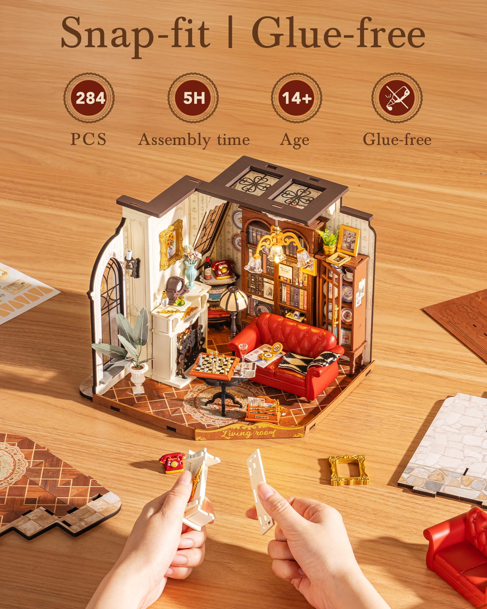 Amazon.co.jp: Rolife DIY ミニチュアハウスキット ビクトリア朝の