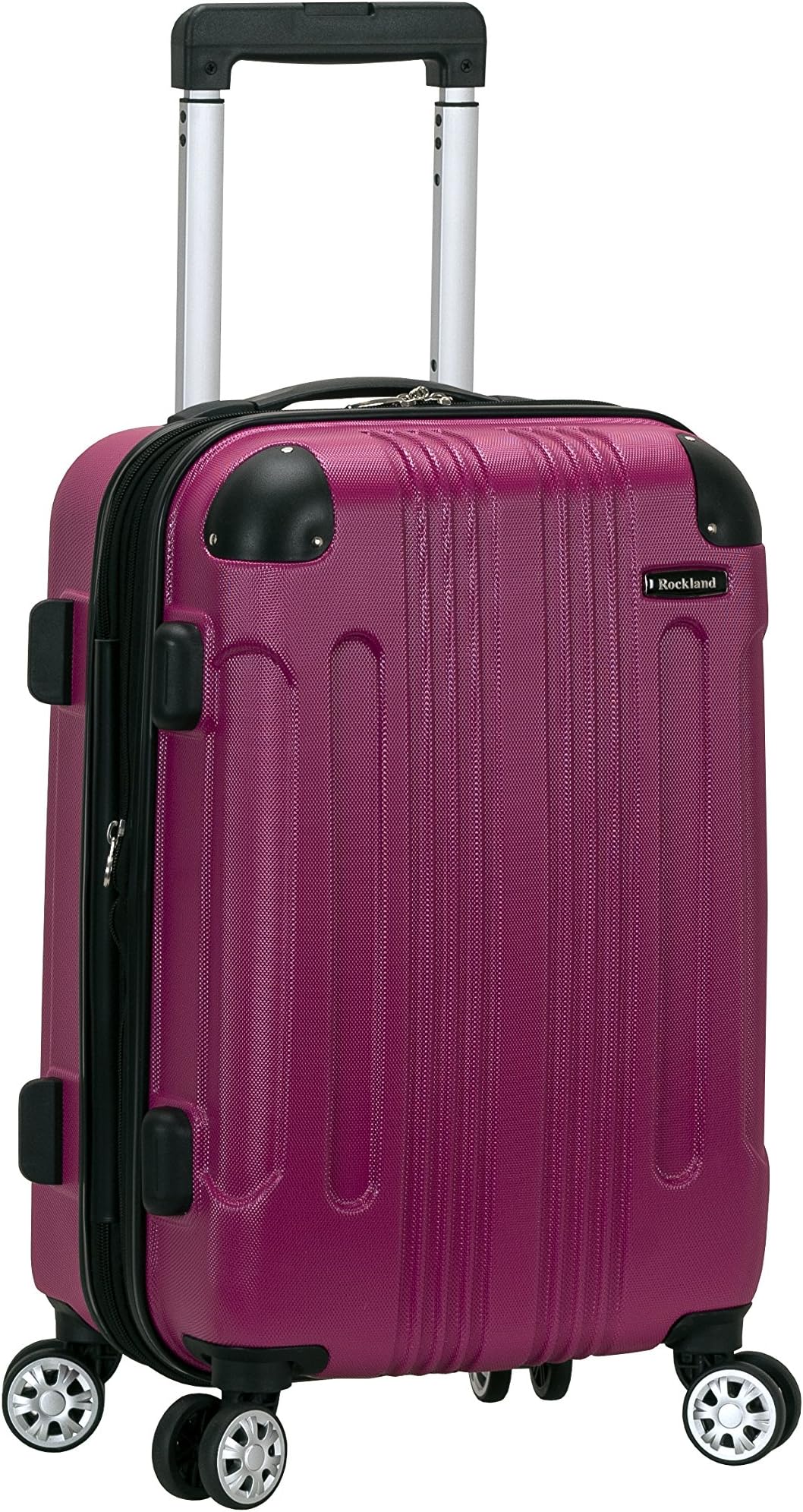 Rockland 20" Expandable Carry on, Spinner Luggage, 20" Expandable Carry On, Spinner Luggage