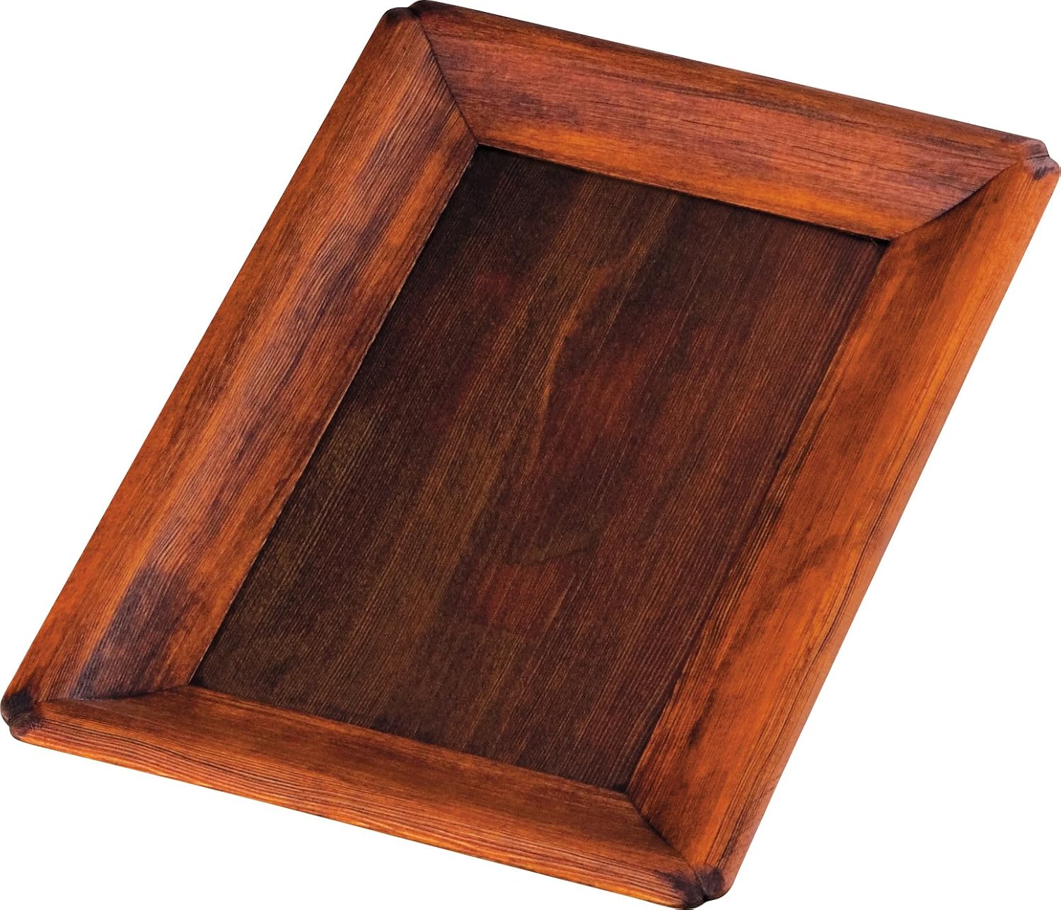 Nakamura Souetsu Tray, Brown, Size: Length 7.6 x Width 11.0 x Height 0.8 inches (19.3 x 28 x 2.1 cm), Tea Ladle Decoration Basin, Matsuzurushi Lacquer, Includes Gift Box