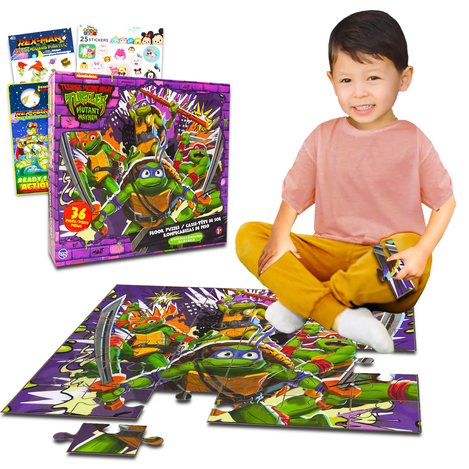 Amazon.com: Teenage Mutant Ninja Turtles Floor Puzzle for