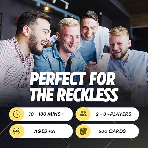 Miniatura 2 de Divertido juego de cartas universitarias y fiestas con más de 500 preguntas audaces y desafíos atrevidos  Divertido juego para adultos y rompehielos