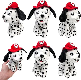 Firefighter Dalmatian Plush 7 Inch
