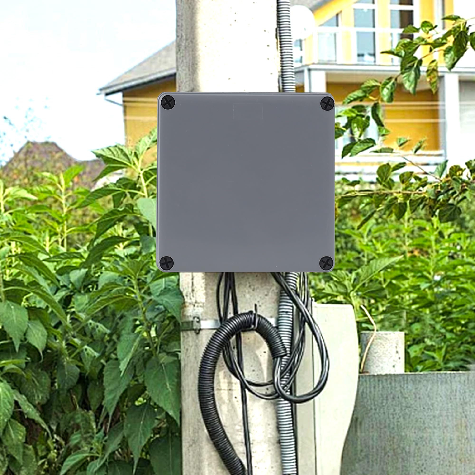 4 Pack Junction Box-6" x 6" x 3" IP65 ABS Plastic Dustproof Waterproof Electrical Box Project Junction Conduit Box for Electrical Outdoor Enclosure — Amazon image 6