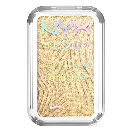 NYX PROFESSIONAL MAKEUP Buttermelt Highlighter, Powder Highlighter Makeup, With Up