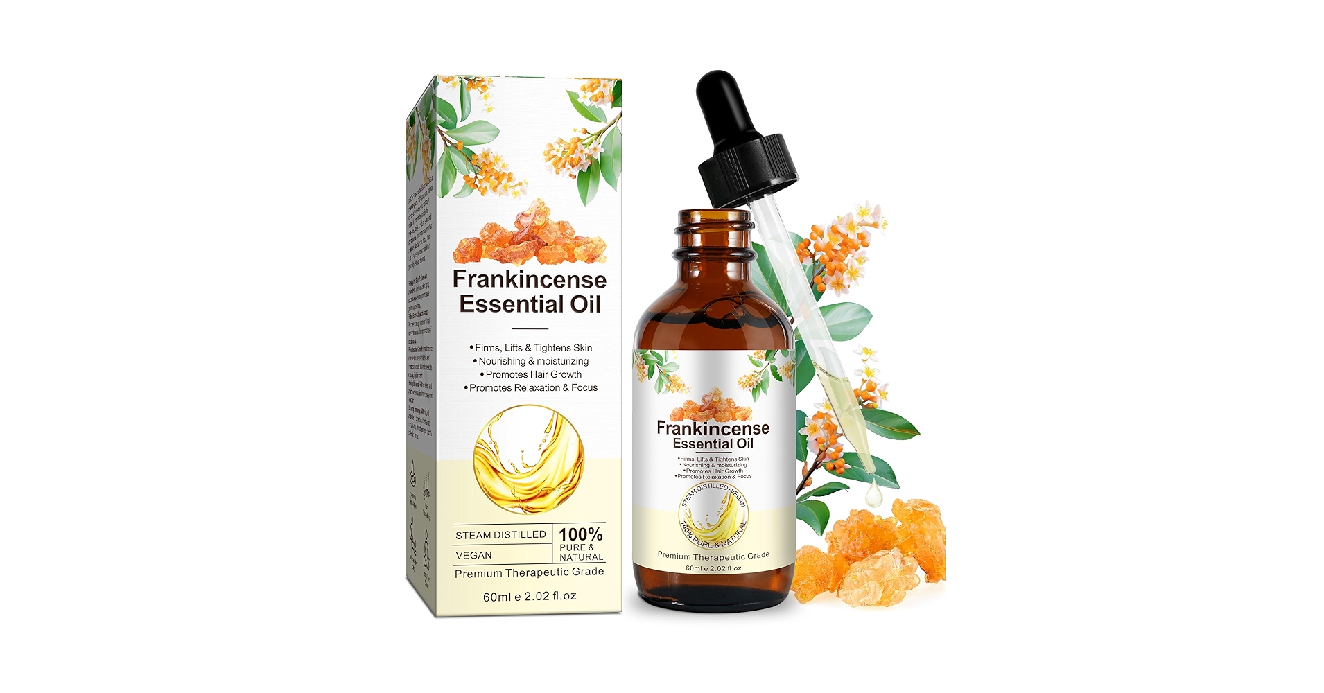 エッセンシャルオイル Frankincense essential oil+aromadiffuser Amazon.com: artnaturals Frankincense Essential Oil (4.0 Fl