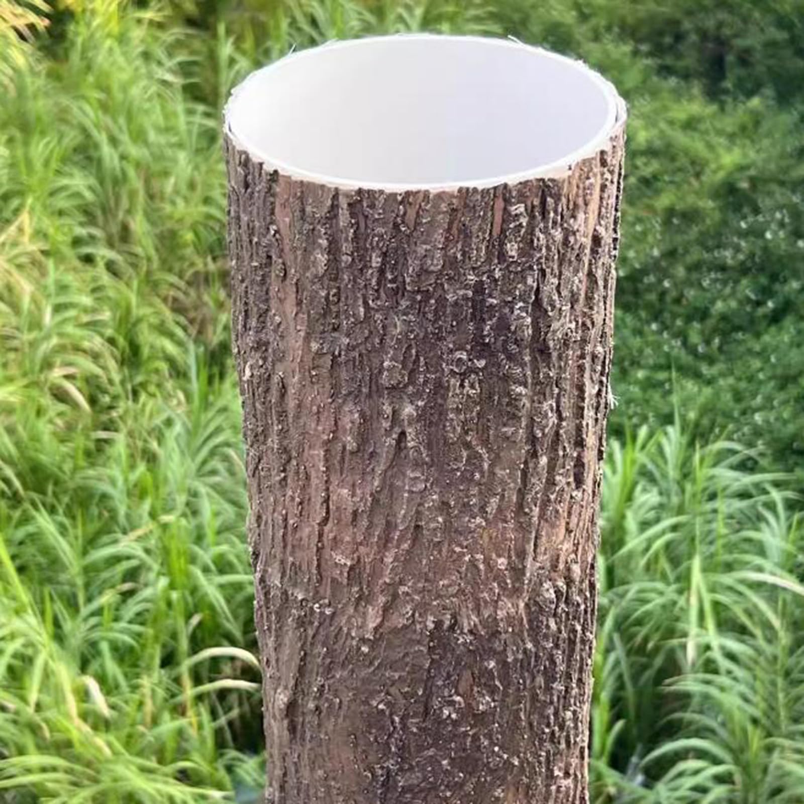 Carta da parati artificiale con corteccia di fiori e piante da giardino, confezione da 1 pezzo, per la realizzazione di modelli per recinzioni da giardino, marrone, 100 cm x 30 cm, perfetta per