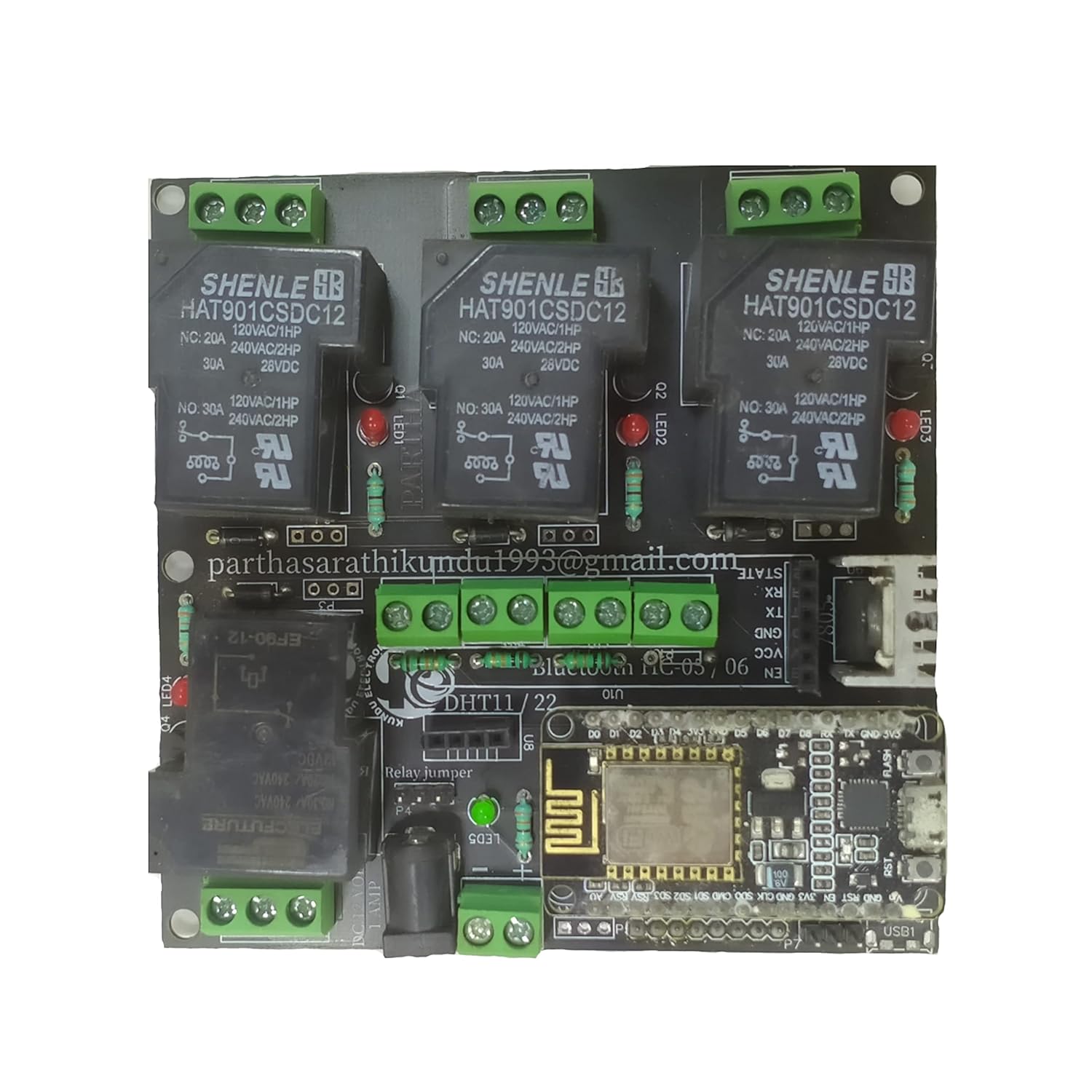 Heavy Duty WiFi Smart 32 AMP Relay Switch Controller with Node MCU