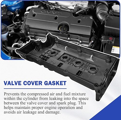Miniatura 4 de Junta de tapa de válvula con sellos de bujía para Hyundai Elantra 03-12/Tiburon 03-08/para Tucson 05-09 para Kia Spectra 04-09/Spectra5
