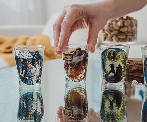 Miniatura 4 de Silver Buffalo Star Wars Original Trilogy - Mini vasos de chupito de 2 onzas  Juego de 6