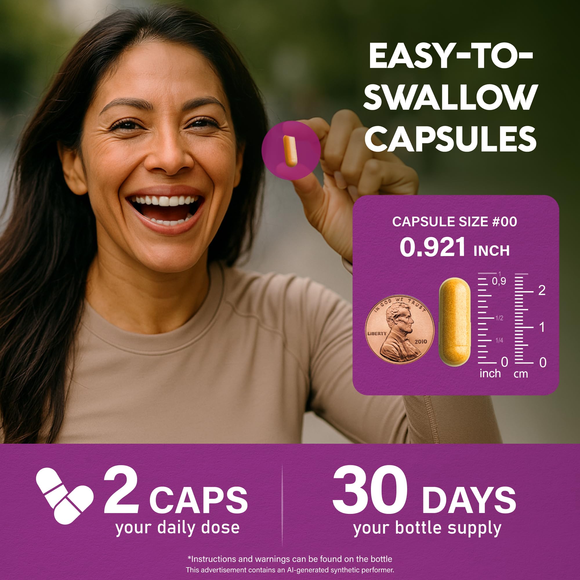Menopause Supplements for Women - Black Cohosh, Pre & Probiotics - 60 Caps — Amazon image 8