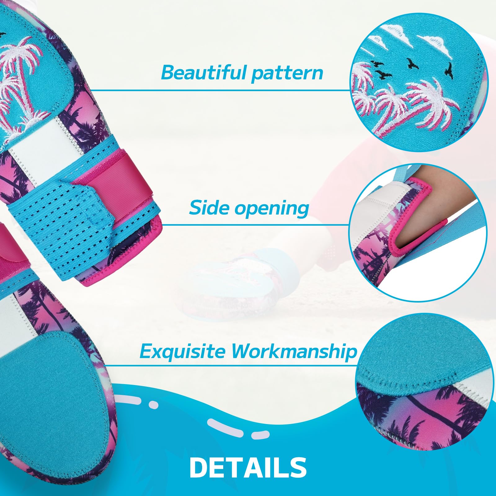 Guanto da baseball scorrevole per adolescenti che corrono softball, protezione destra/sinistra, cinghia elastica di compressione imbottita Magictape