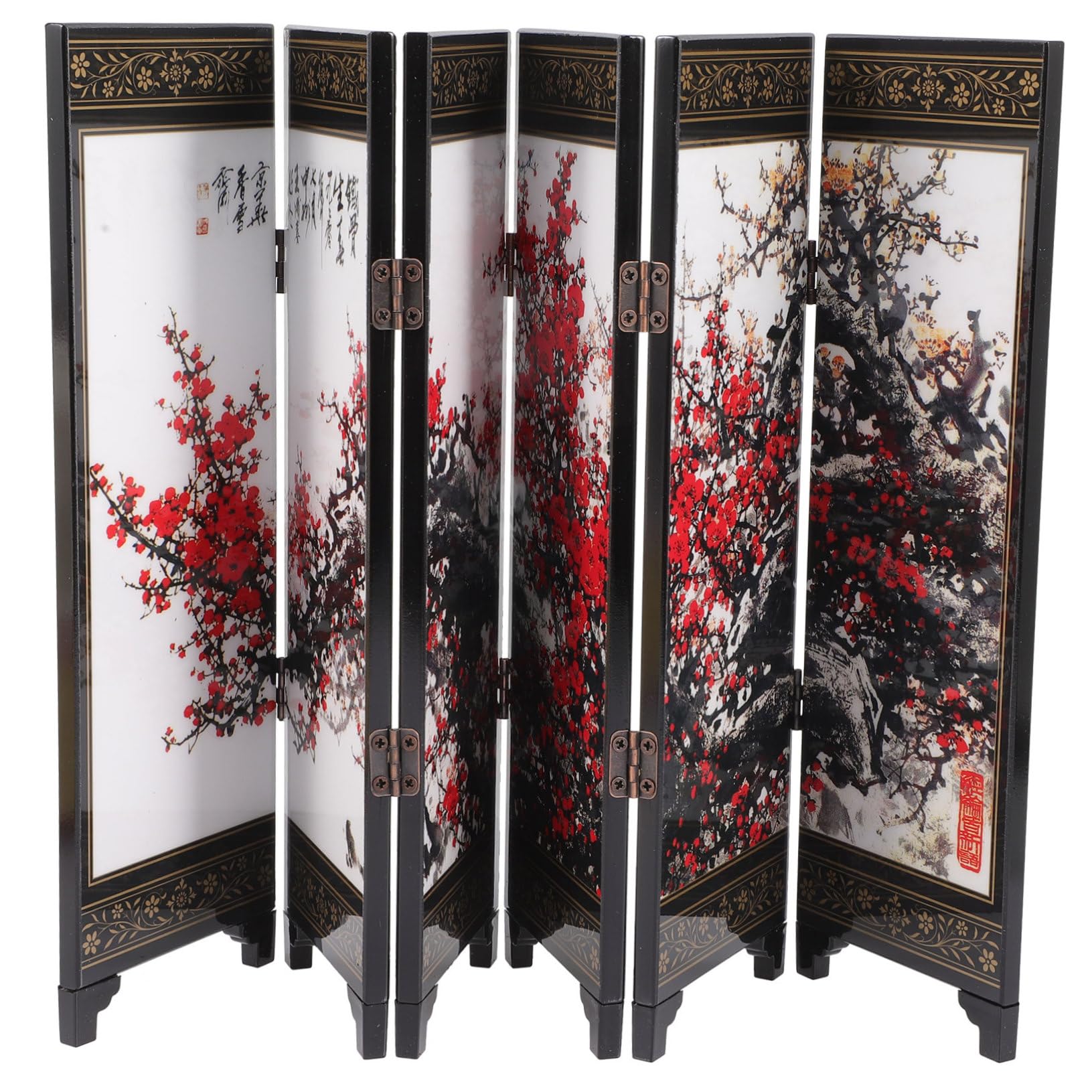 Paravento Ornamentale Sei Pannelli Decorazione Per Scrivania in Scena Fotografica Accessori Per Regalo Aziendale Mini Paravento Da