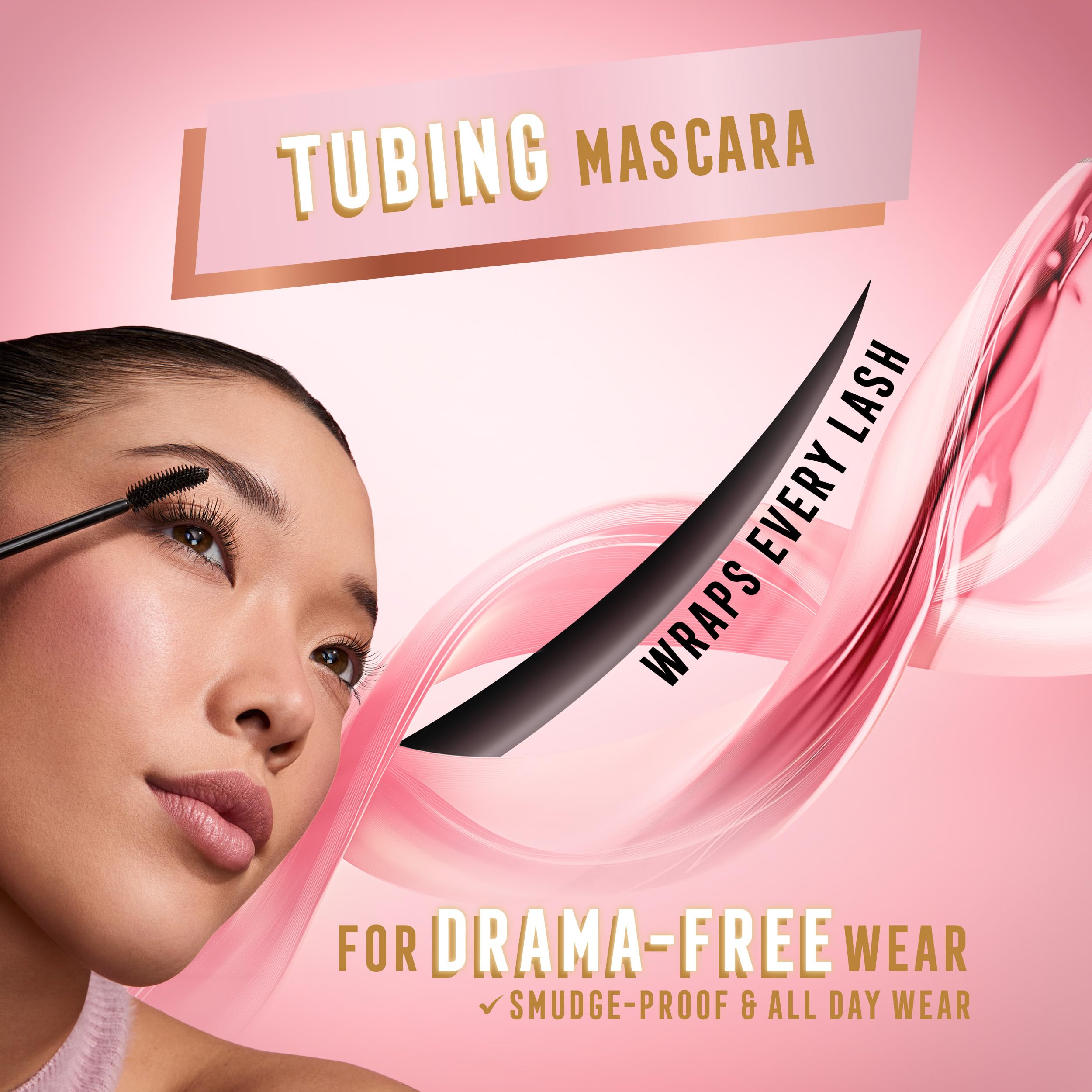 Max Factor 2000 Calorie Long Lash Era, 001 Black, Lengthening Tubing Mascara, Bold Volume, Visibly Longer Lashes - Image 4