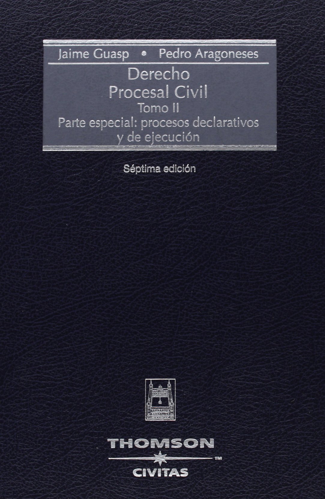 Derecho procesal civil. Tomo II. Parte especial: procesos declarativos y de ejecución (Tratados y Manuales de Derecho)