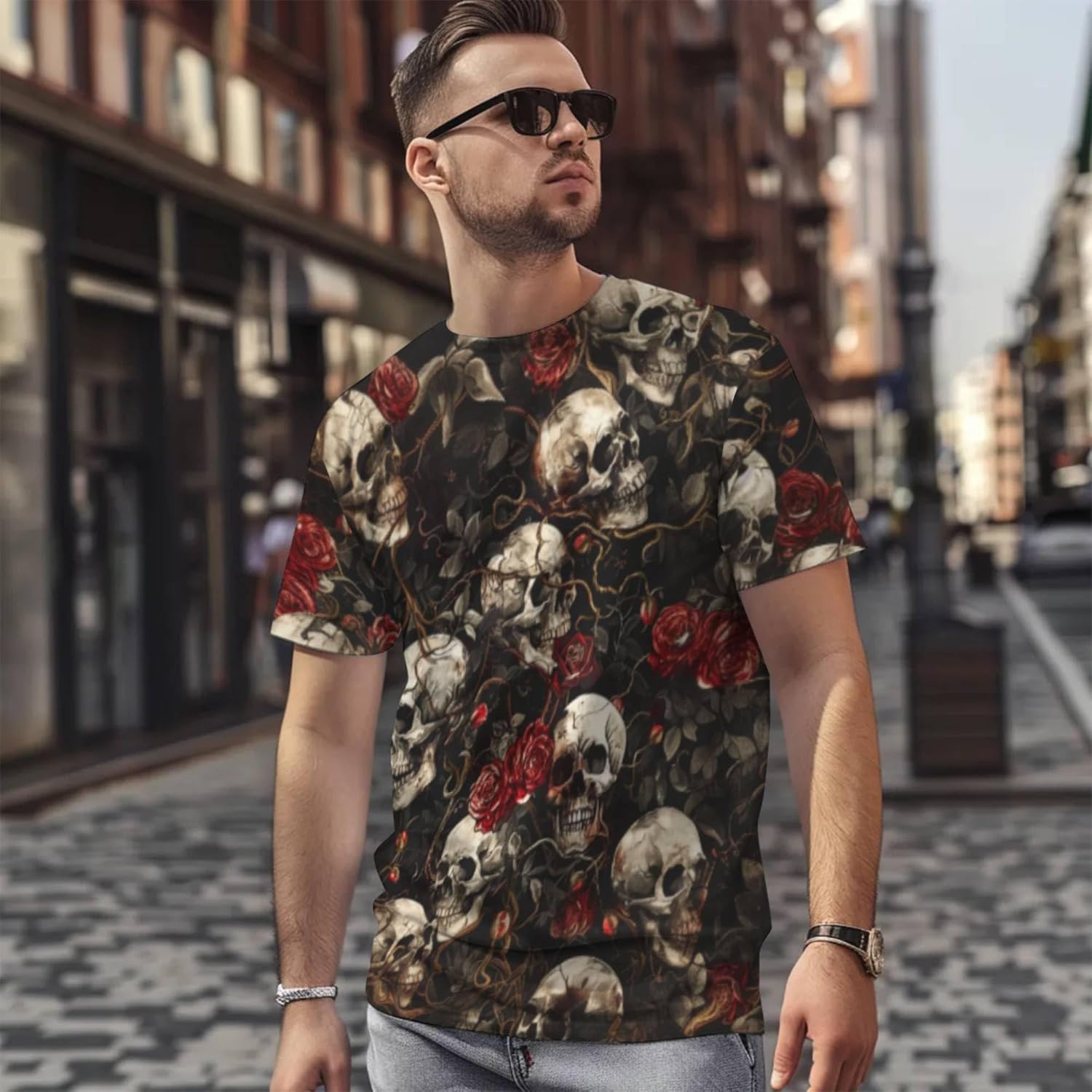 3D Pattern Print Short Sleeve T-Shirt Breathable Lightweight Flexible Design Cool Stylish Everyday Wear Graphics Unisex - Image 5