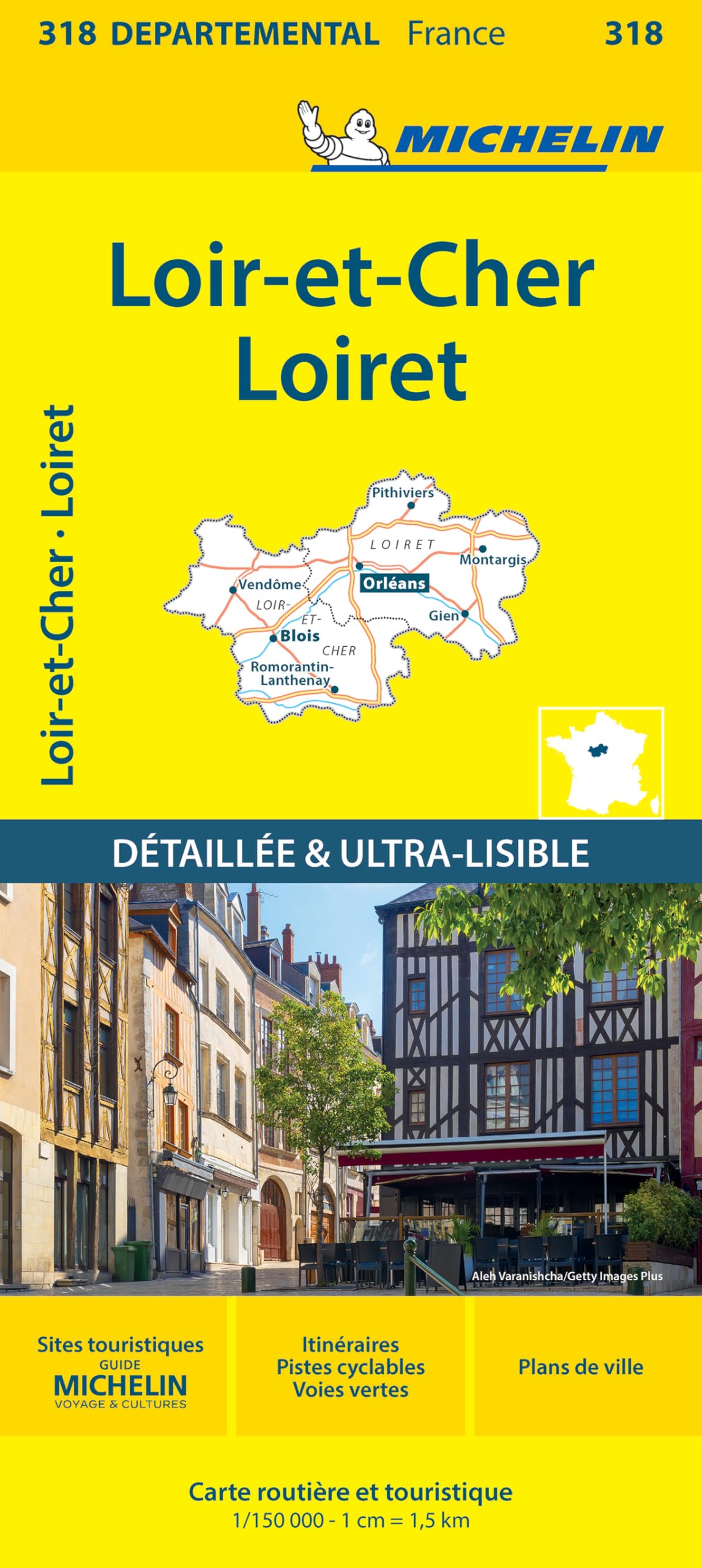 Loiret Loir Et Cher Michelin/map 318