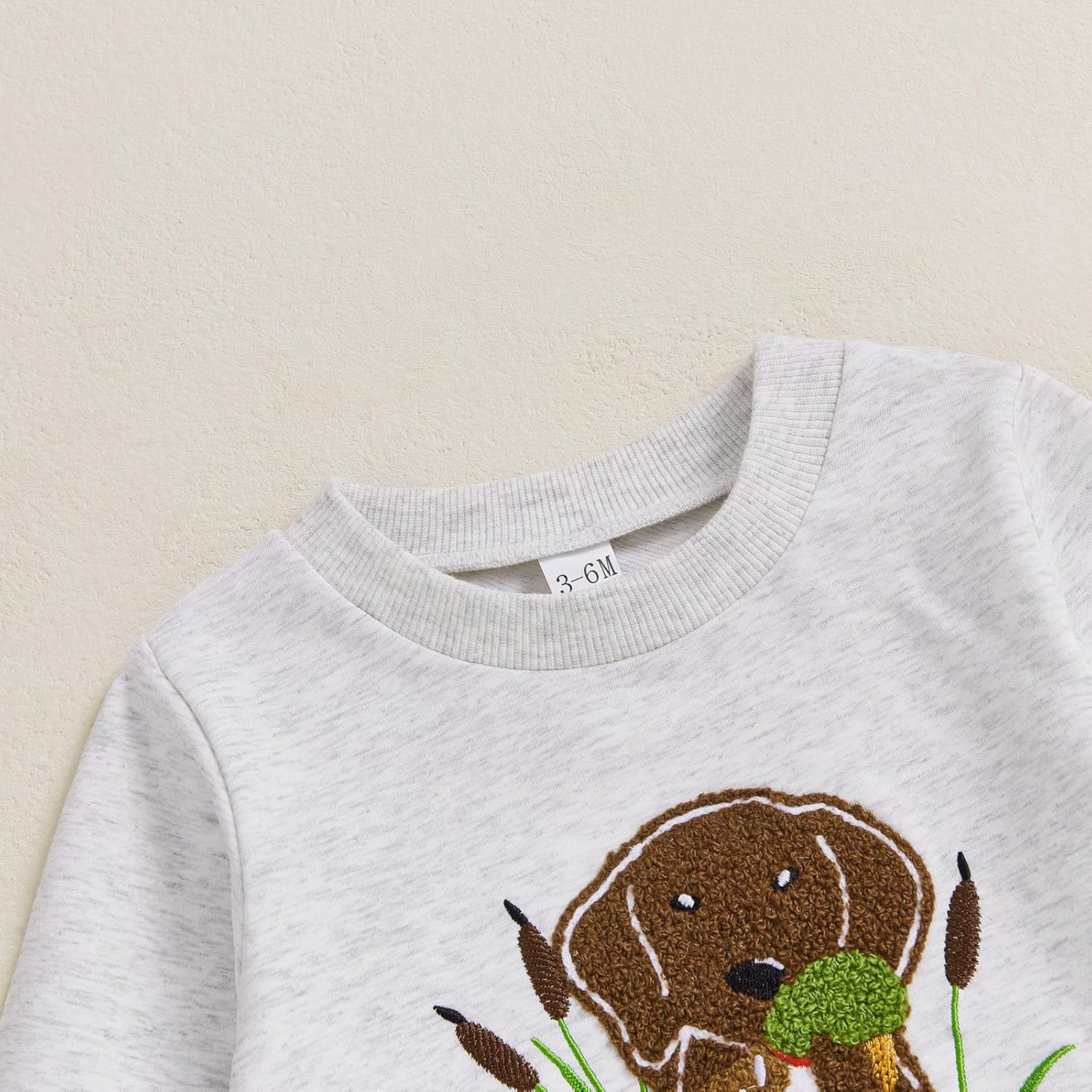 CIYCUIT Baby Boy Outfits Embroidered Sweatshirt Pants Set Fall Winter Clothes - Image 3