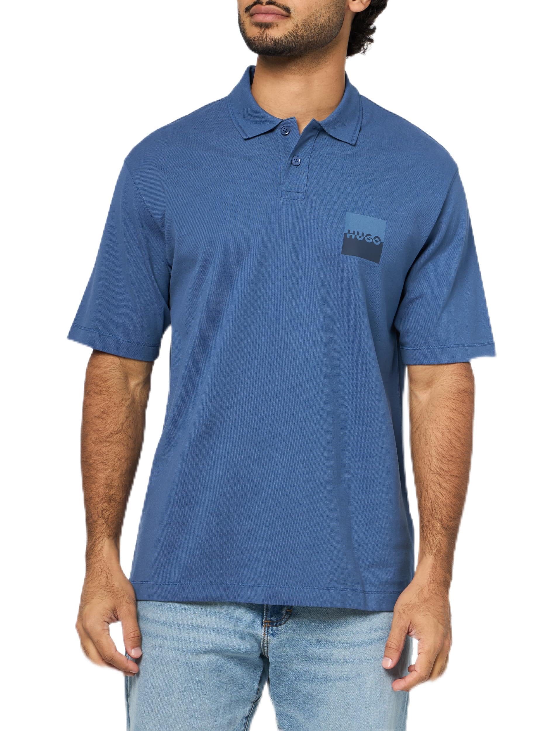 HUGO Men's Split Logo Polo Shirt