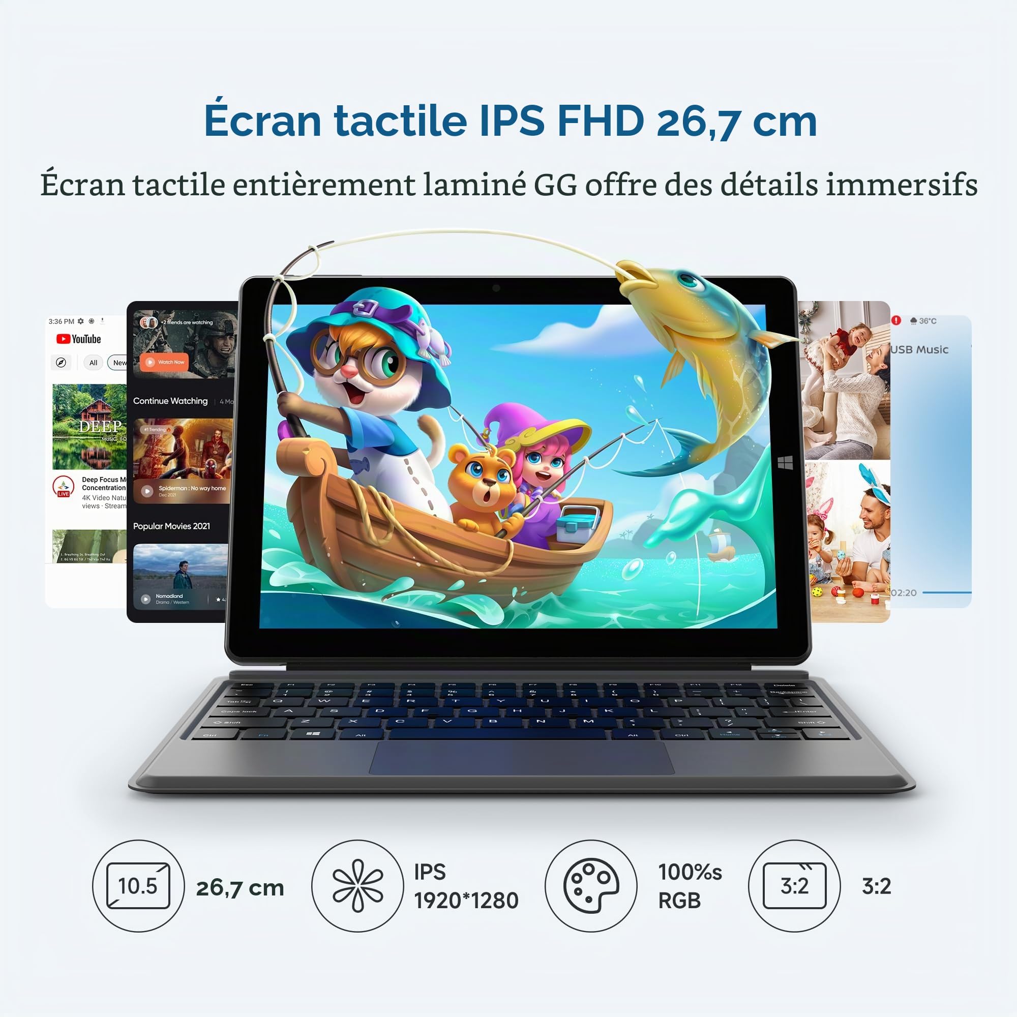 ALLDOCUBE 2 in 1 10.5