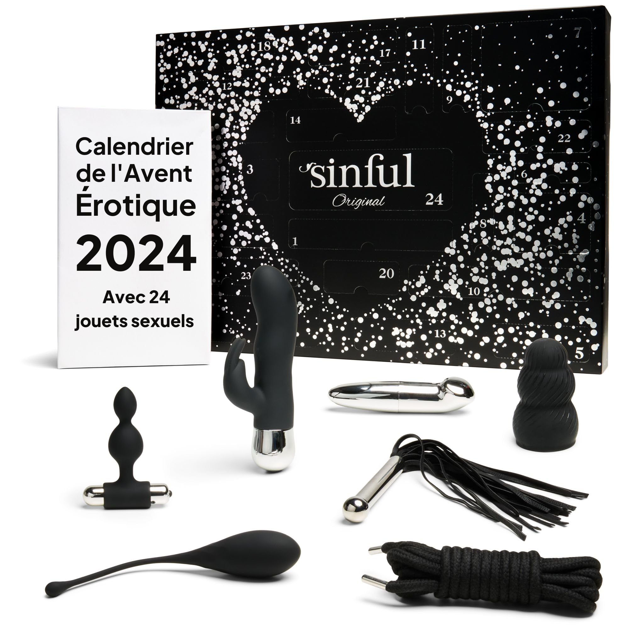 calendrier de lavent sexe toys Sinful Calendrier de l'Avent Sextoy 2024 - Coffrets de Sex Toýs Couple