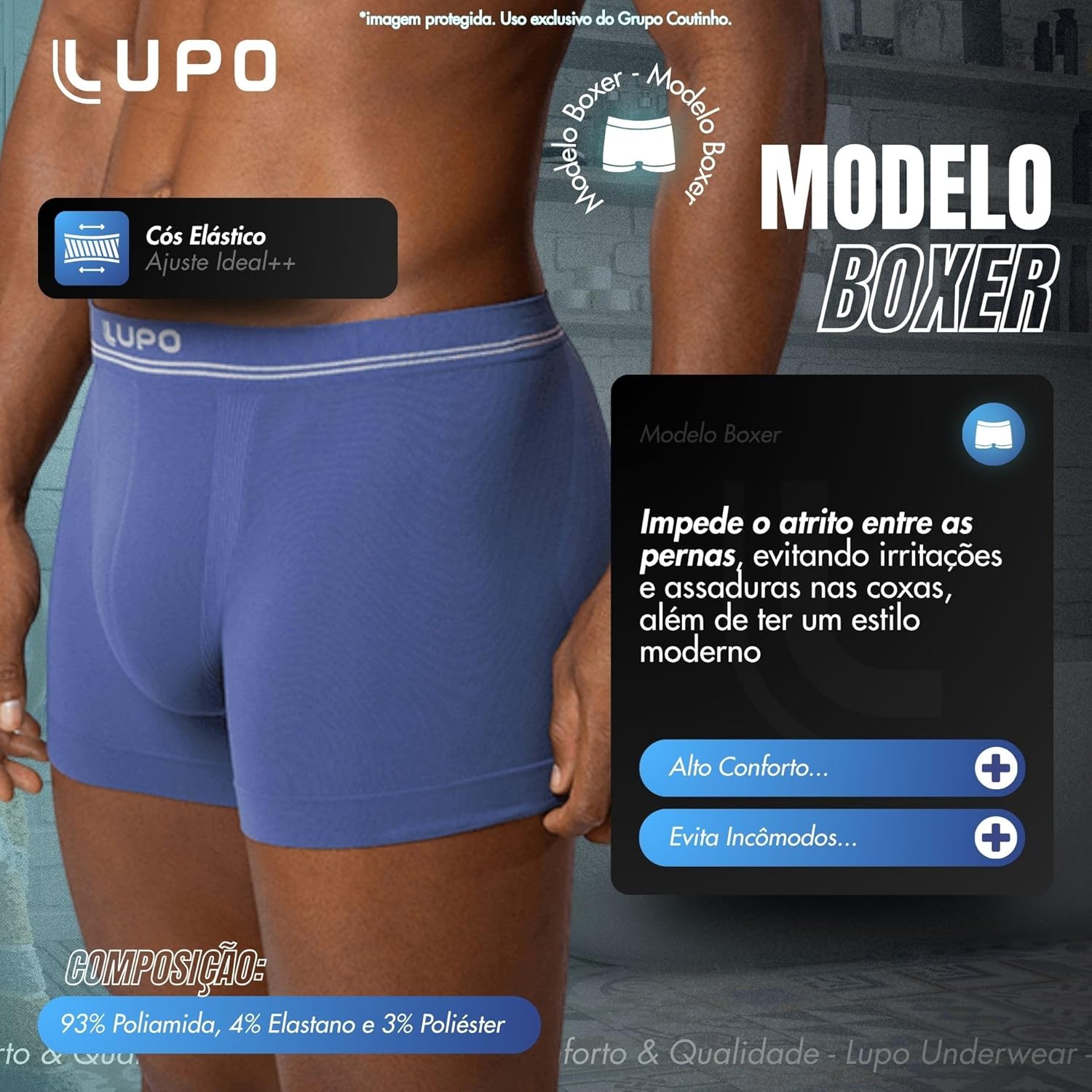 Cueca Boxer Lupo Sem Costura Microfibra Poliamida Masculina Original em promoção! Veja a oferta e mais achadinhos de Moda íntima 5 Hoje é o melhor dia para comprar Cueca Boxer Lupo Sem Costura Microfibra Poliamida Masculina Original com aquele preço maroto! Promoção! Aproveite a oferta! 5