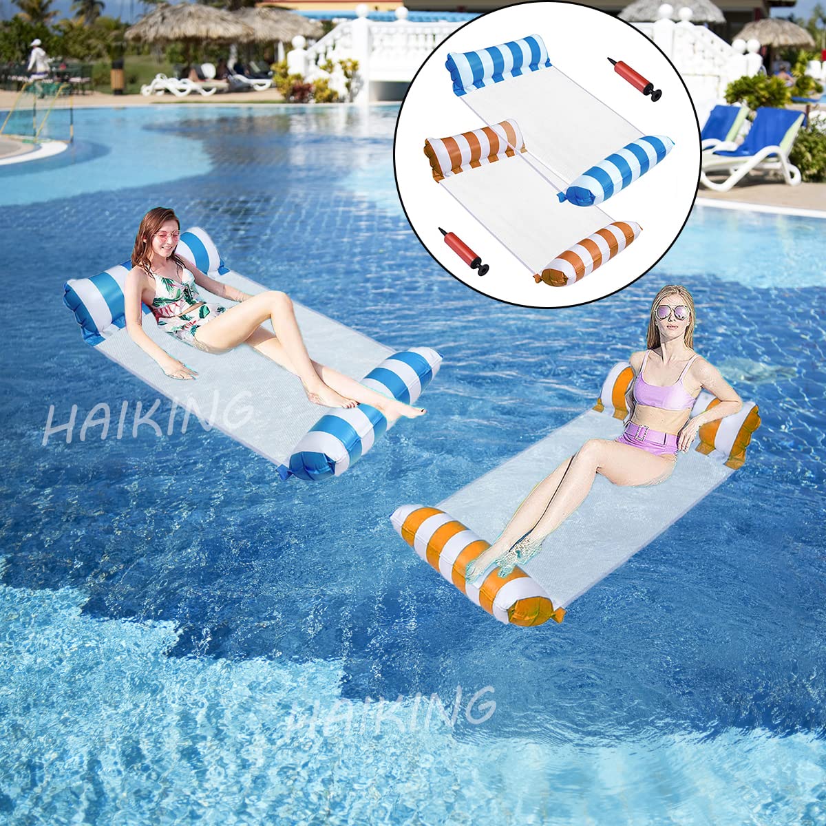 Floaties For Adults Inflatable Floating Water Hammock Bed Water Hammock Floating Bed Multi Purpose Floating Water Pool Floats For Adults Floaties For Adults Inflatable Floating Water Hammock Bed Water Hammock Floating Bed Multi Purpose Floating Water Pool Floats For Adults