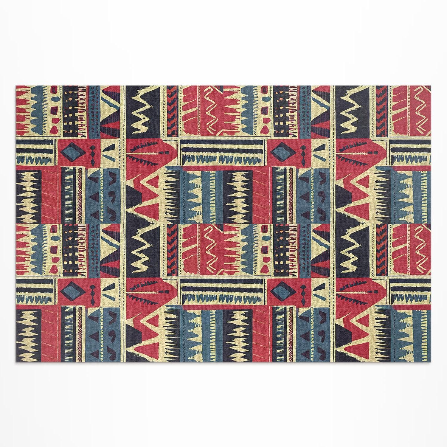 Tapis en vinyle haut de gamme 80x120 cm de style indien pour porche