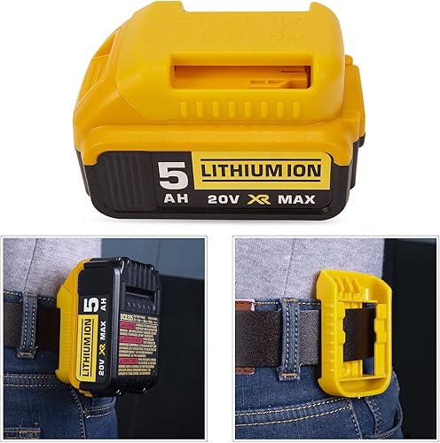 Miniatura 3 de khanka Funda rígida para pistola de grasa Dewalt DCGG571M1DCGG571B + soporte de batería de repuesto para batería Dewalt 20V60V Max XR, capacidad