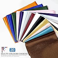 Vista 4 de VACVELT Tela de Satén Charmeuse por Yarda, Tela de Satén Aqua de 60 Pulgadas de Ancho, Suave y Brillante, Perfecta para Vestido de Novia