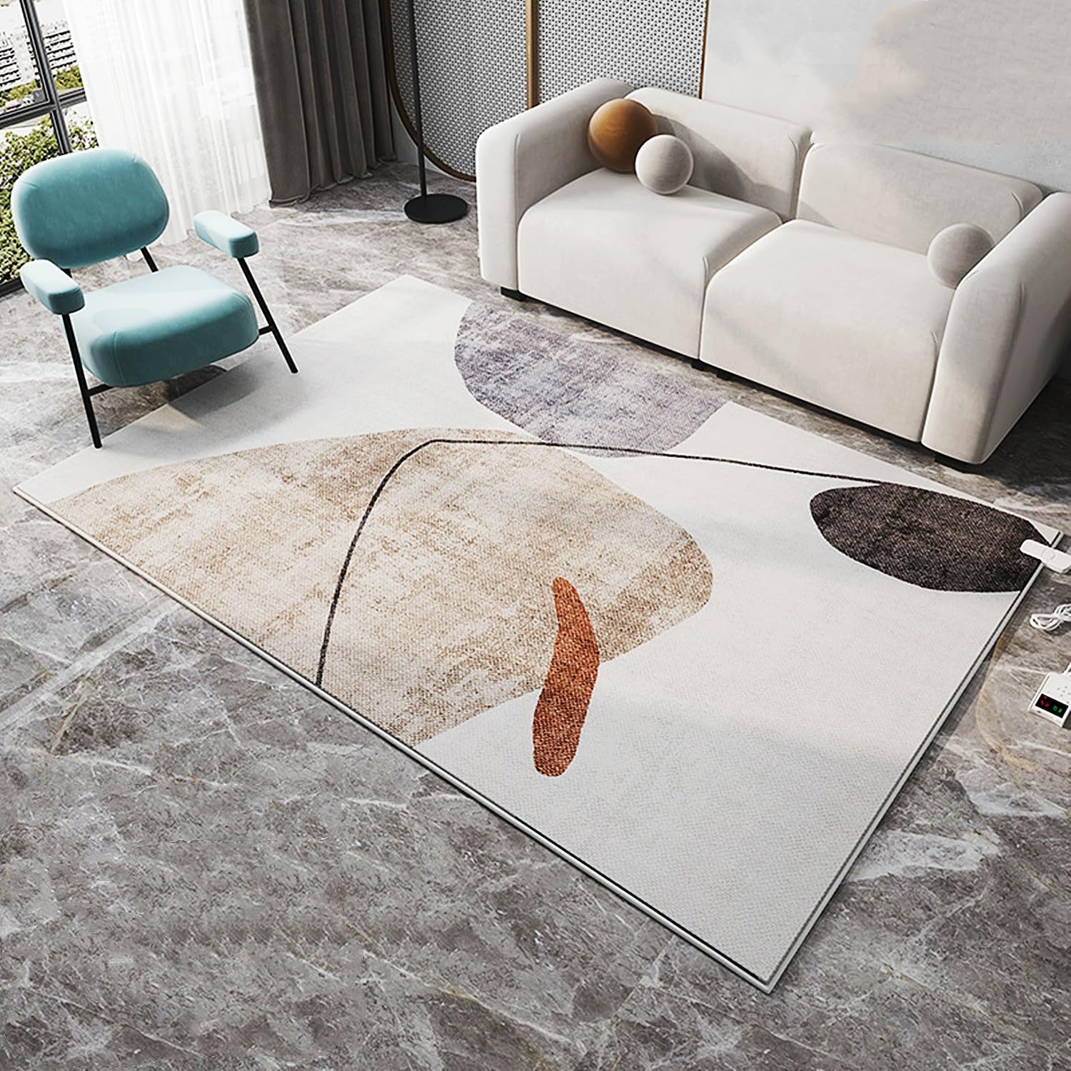 Heated Floor Heater Heated Area Rug Electric Heated Carpet Heated Floor Mats Space Heater Foot Warmers Electric Heating