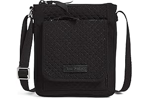 Vera Bradley Women's Microfiber Mini Hipster Crossbody Purse with RFID Protection