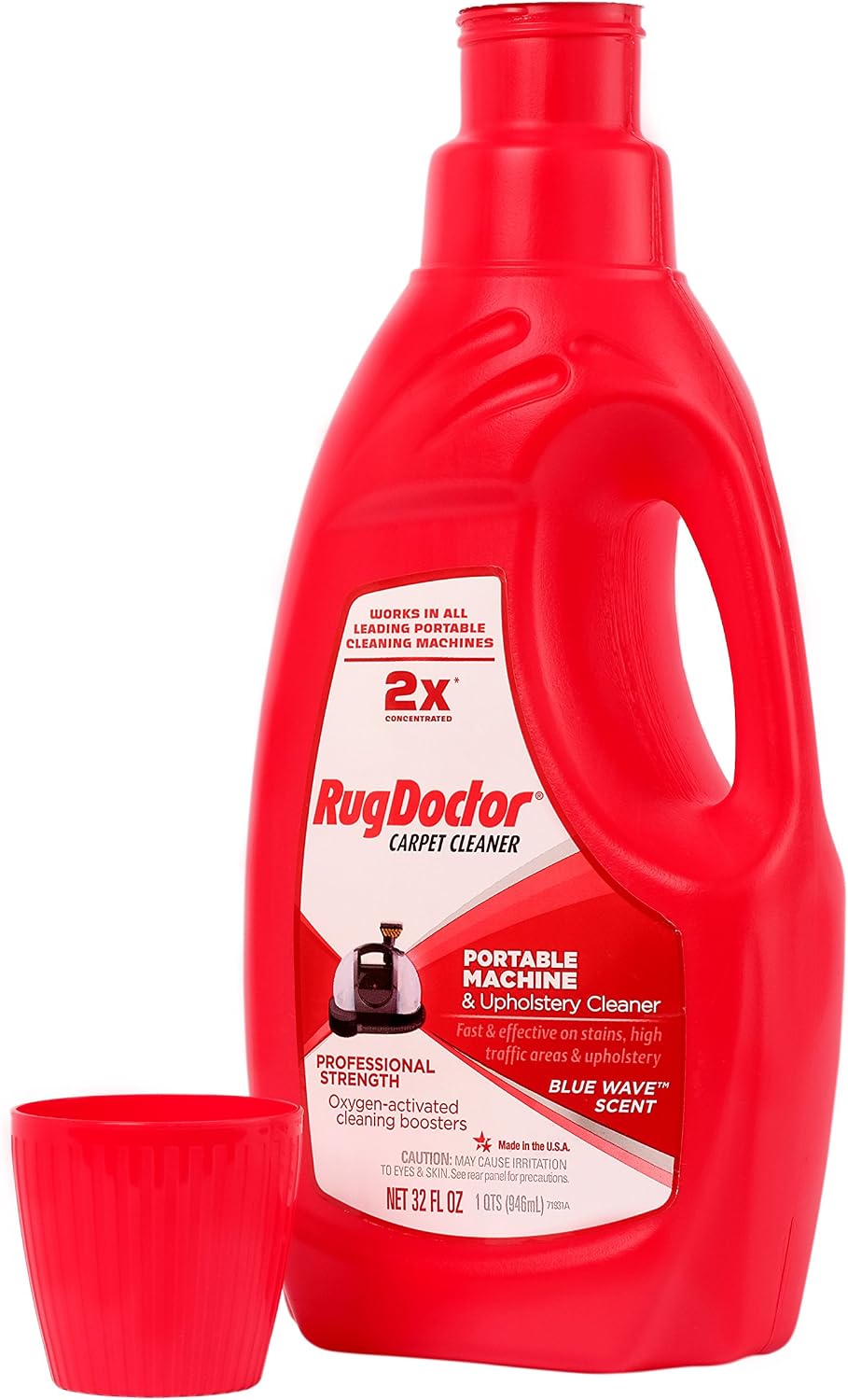 Rug Doctor Upholstery Cleaning Solution, Medium, 32 oz, Red