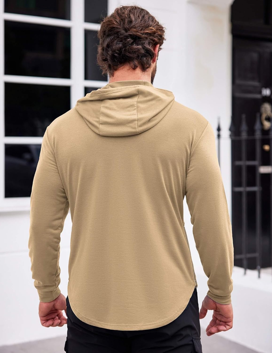 COOFANDY Men's Workout Sweatshirts Long Sleeve Muscle Fit Athletic Gym Hoodies Pullover - Image 3