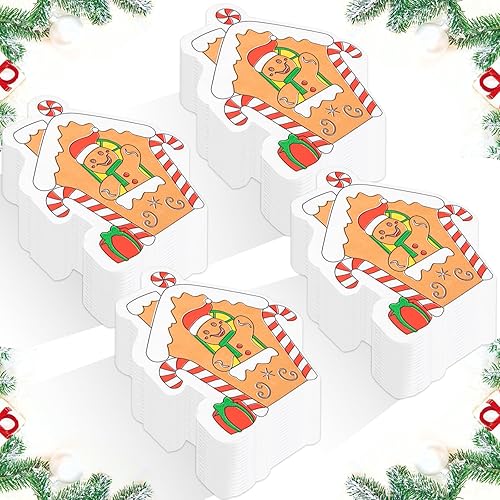 Miniatura 8 de Ciaell Paquete de 100 servilletas de papel de hombre de jengibre de Navidad  Servilletas de cena de Navidad  2 capas elegantes servilletas de cóctel