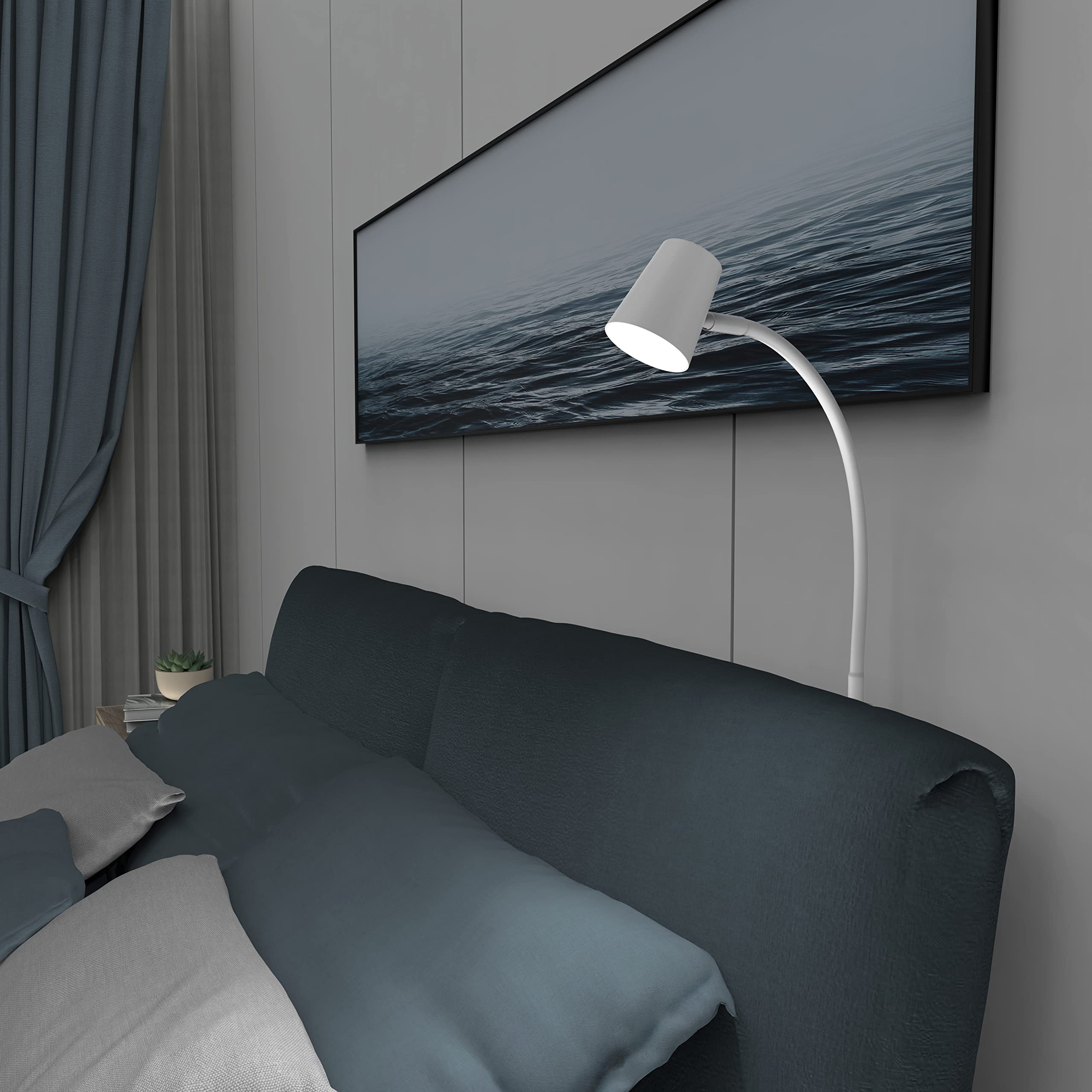 Opbouwspot in Wit | met Kantelfunctie | Binnengebruik | 1x LED