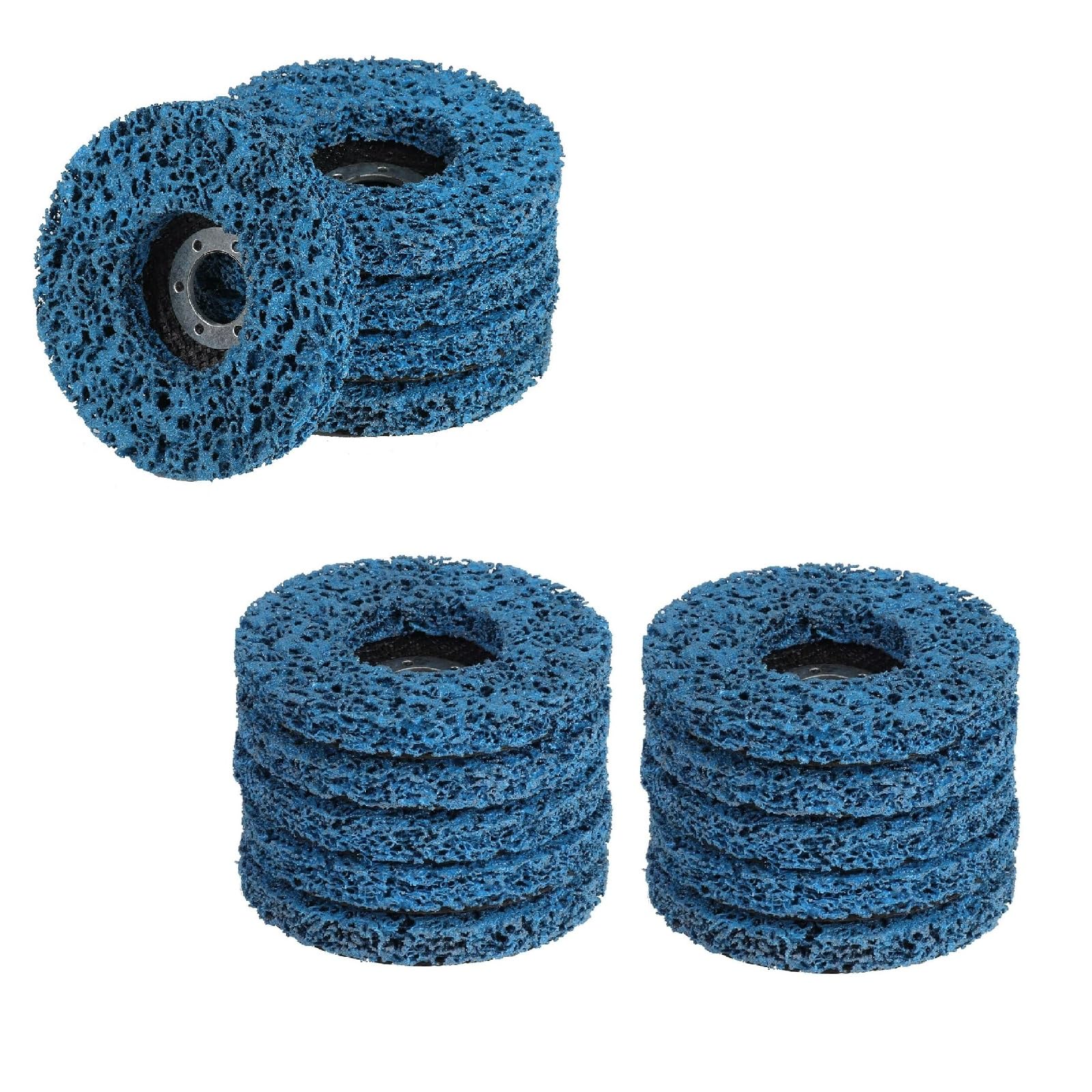 Discos de decapado azules Disco pelador 115 mm 4,5 pulgadas azul 5-15 piezas for amoladora angular(15Pcs Blue)