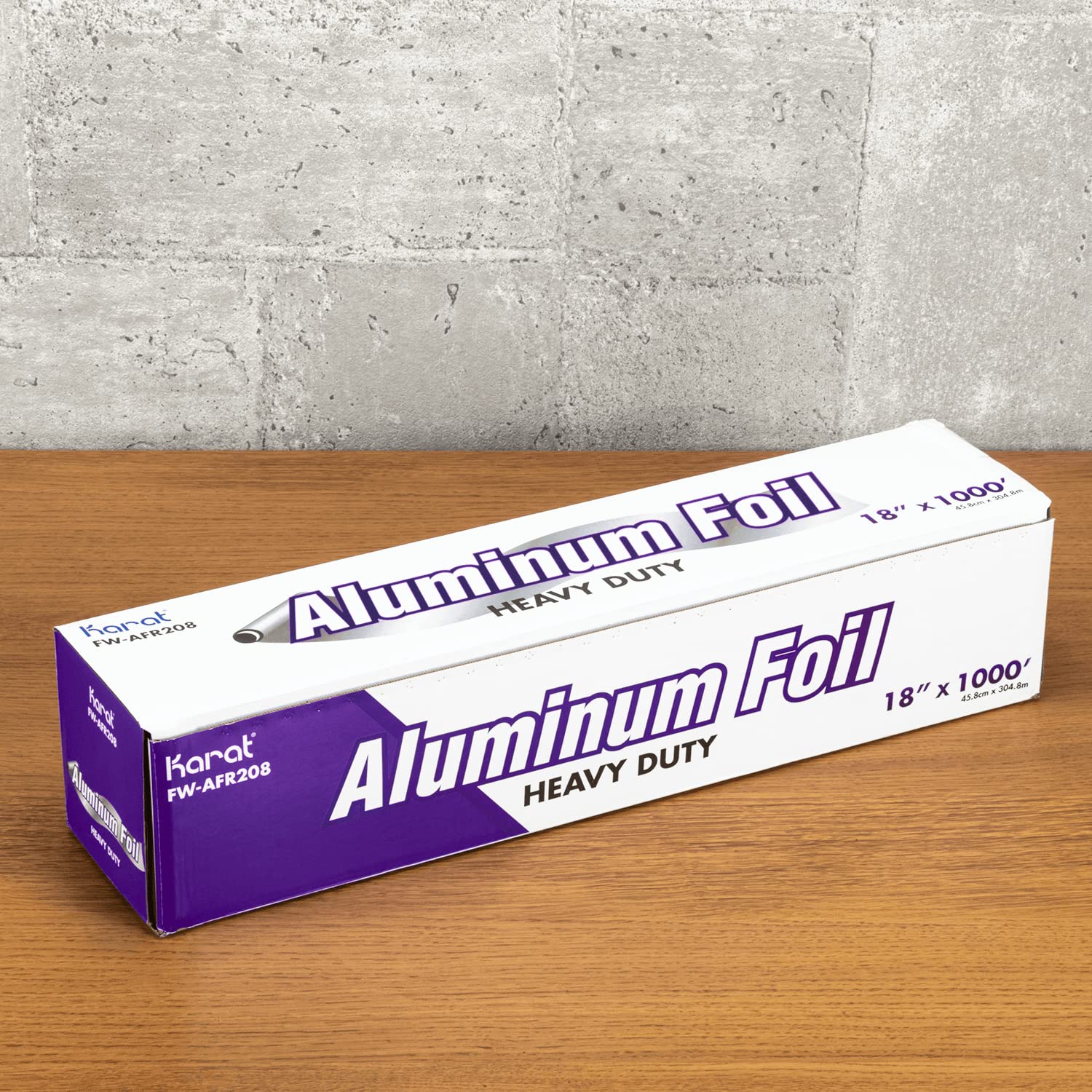 Amazon.com: Karat 18” x 1000' Heavy Duty Aluminum Foil Roll | 1000