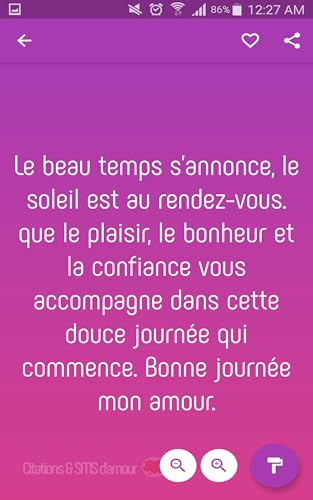 Poems & Quotes & Love SMS (Poèmes & Citations & SMS d'amour)