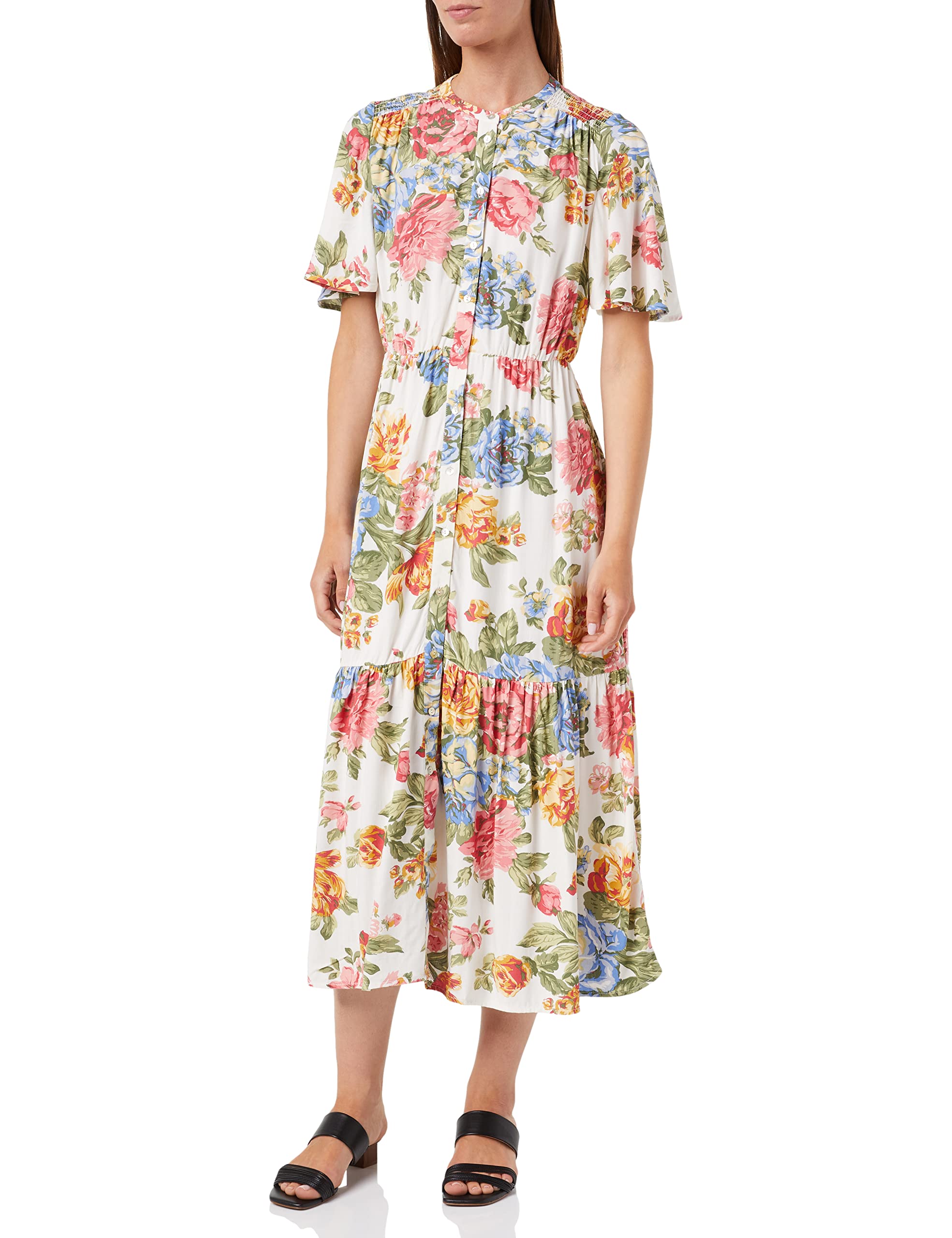 SPRINGFIELD Vestido Midi Flores Mujer