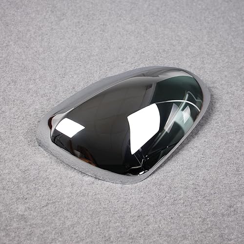 Miniatura 3 de Beautost Compatible con Nissan Rogue 2021 2022 2023 2024 2025 retrovisor lateral Moldura de cubierta protectora cromada ABS
