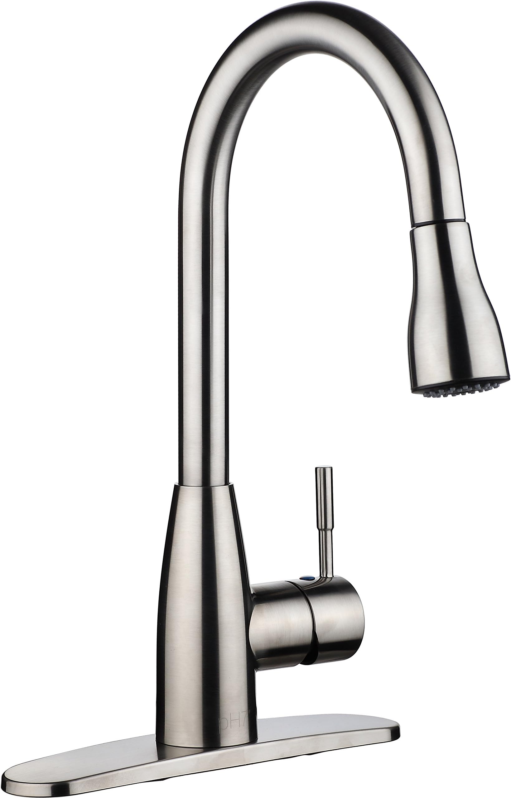 Kitmate KT0001 KT0002 Kitchen Faucets, 16.3 x 8.2 x 10.2, Silver