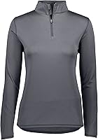 Vista 2 de Augusta Sportswear - Sudadera con cremallera corta para mujer, absorbe la humedad