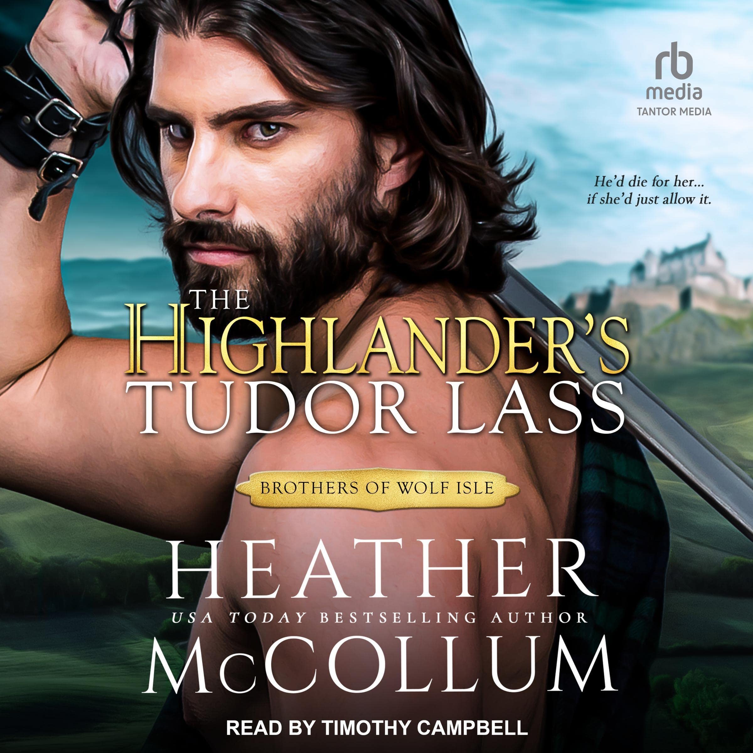 Cover art for The Highlander's Tudor Lass