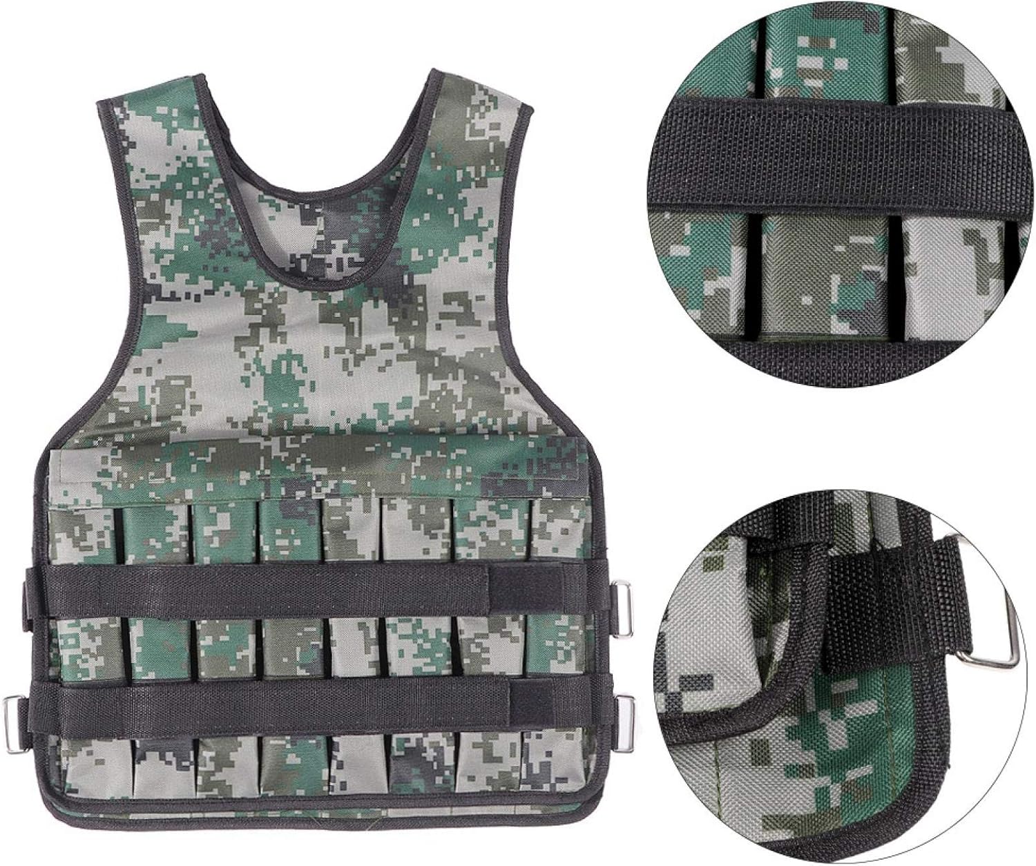 Buy 01 Weighted Vest for Fitness Training, Sports Exercise Adjustable Weighted Vest Adjustable