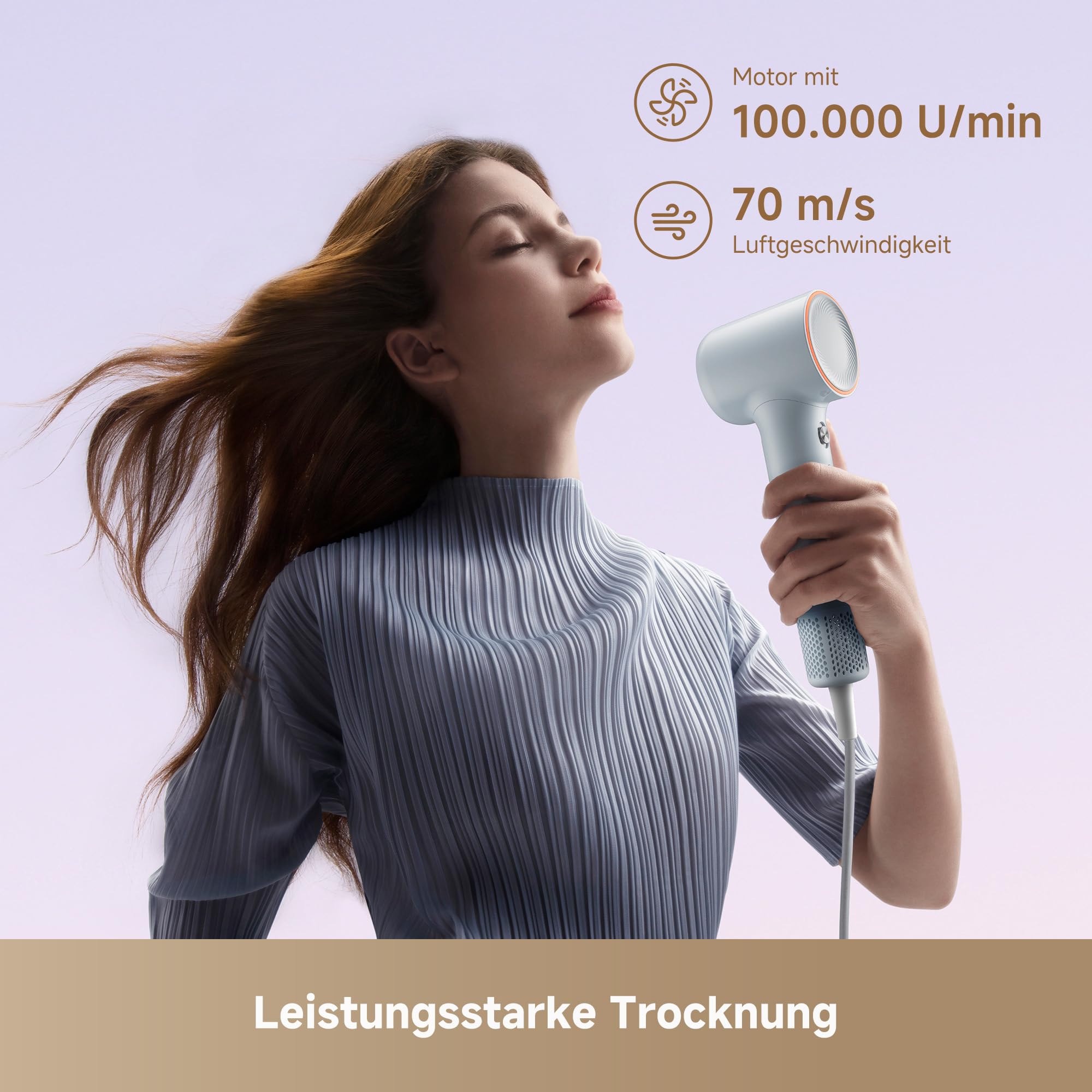 DREAME Mini Highspeed Haartrockner, 270 g, Schnelltrocknen