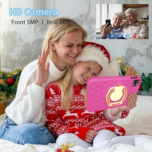 Miniatura 7 de NOBKLEN Tablet Android 15 de 10.1 pulgadas, 20 GB de RAM y 128 GB de almacenamiento, WiFi 6, pantalla HD, control parental, GPS, batería de 12