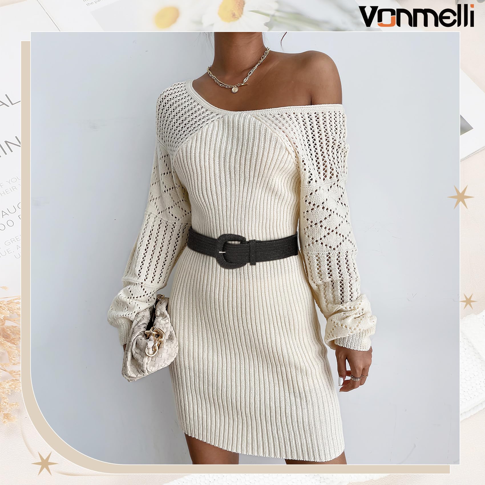 VONMELLI Cinturón elástico de paja trenzada para mujer correas elásticas para vestido de moda cinturón de cintura Boho Correas de mujer de rafia de ratán