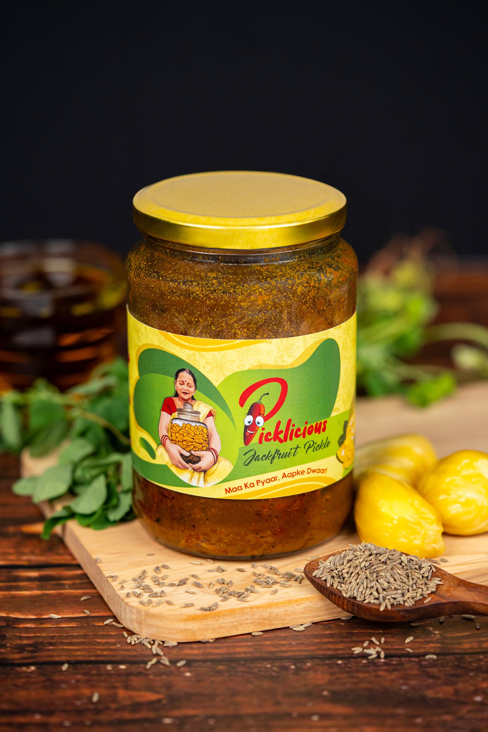 Kathal Ka Achar (Jackfruit Pickle) – | 500 G |Traditional Homemade Bihari Style, Spicy & Tangy North Indian Achar | Picklicious | UP/BIhar Pickle - Image 4 thumbnail